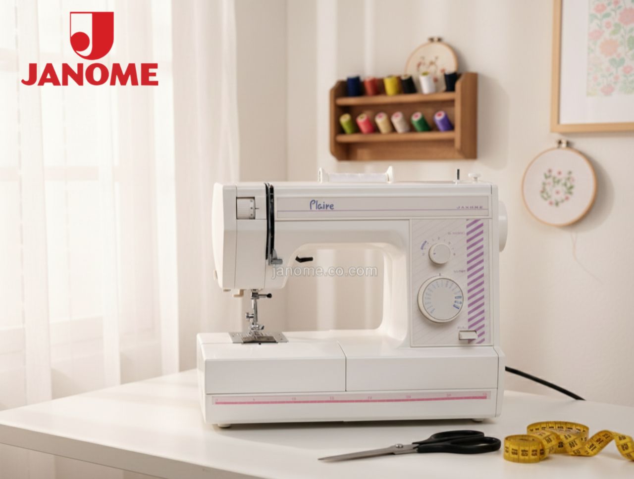 چرخ خیاطی و گلدوزی ژانومه استوک ژاپن مدل 636